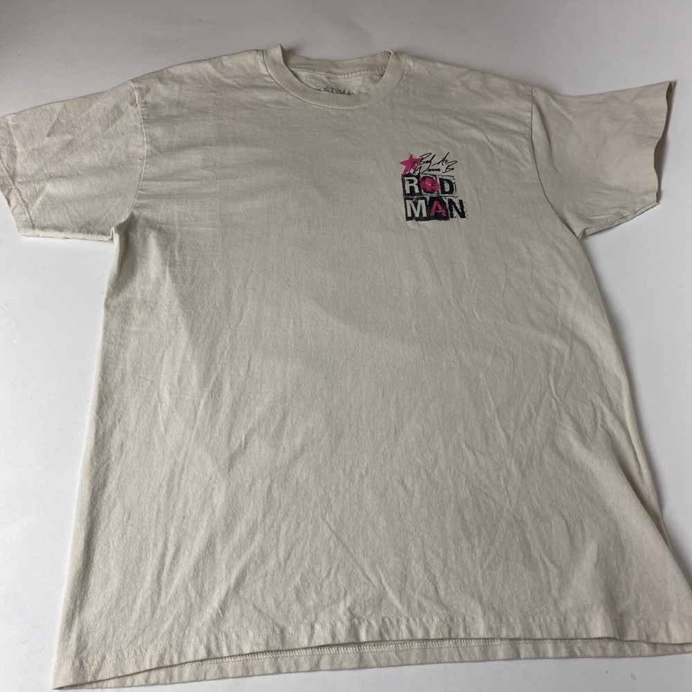 Vintage? Dennis Rodman T-Shirt Large Bad As I Wanna Be Rap Tee Rod Man - Picture 4 of 12